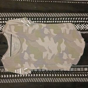 Hollister Camo Print Short Sleeved Tee